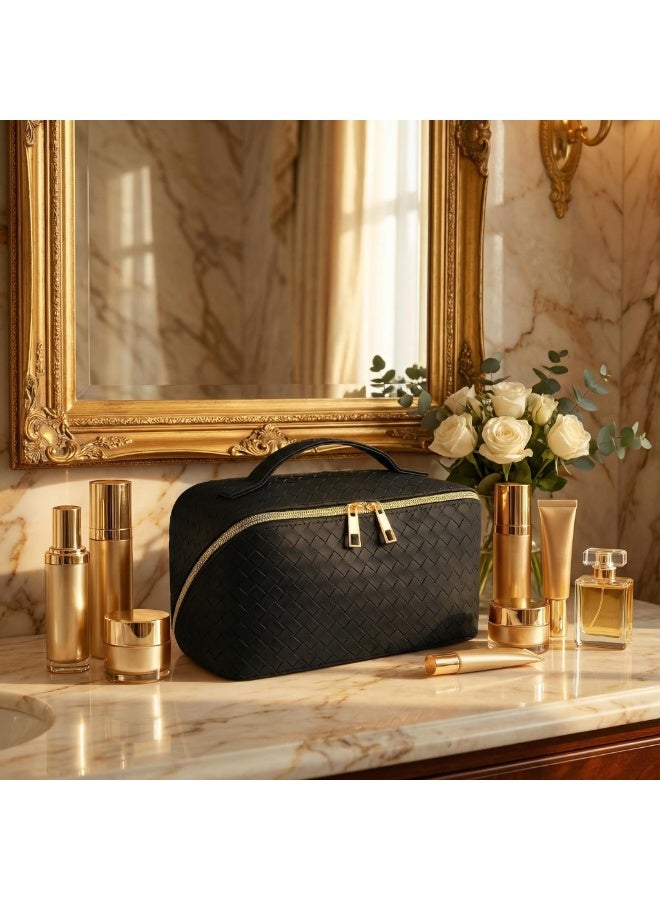 حقيبة مكياج، حقيبة مستحضرات تجميل، حقيبة بسعة كبيرة - Image 5